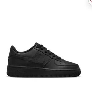Nike Air Force 1 Black Sneakers -Size 10